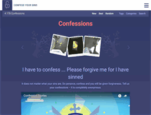 Tablet Screenshot of confessionstories.org